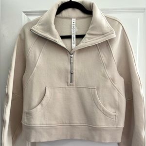 **SOLD** lululemon Scuba Oversized Funnel Neck Half Zip
